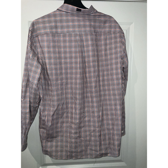 Jos A Bank Tailored Fit Long Sleeve Button Down Shirt Men's XL Plaid - Picture 7 of 11